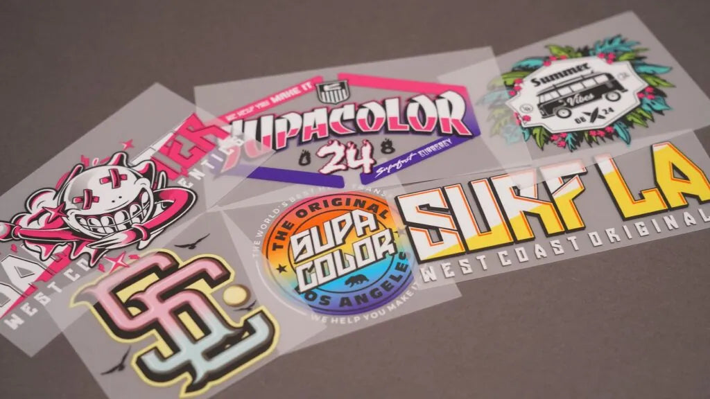 Supacolor Template Sizes - Visual Guide