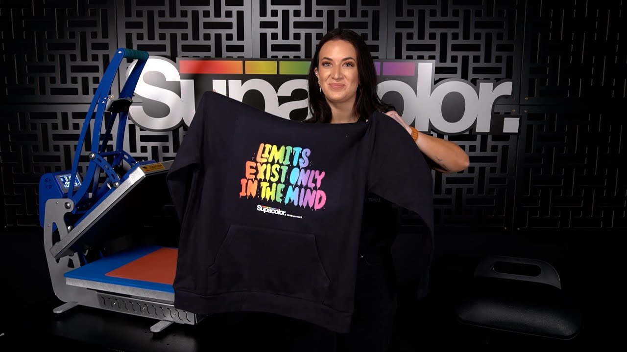 How to Press on Fleece Hoodies with Supacolor