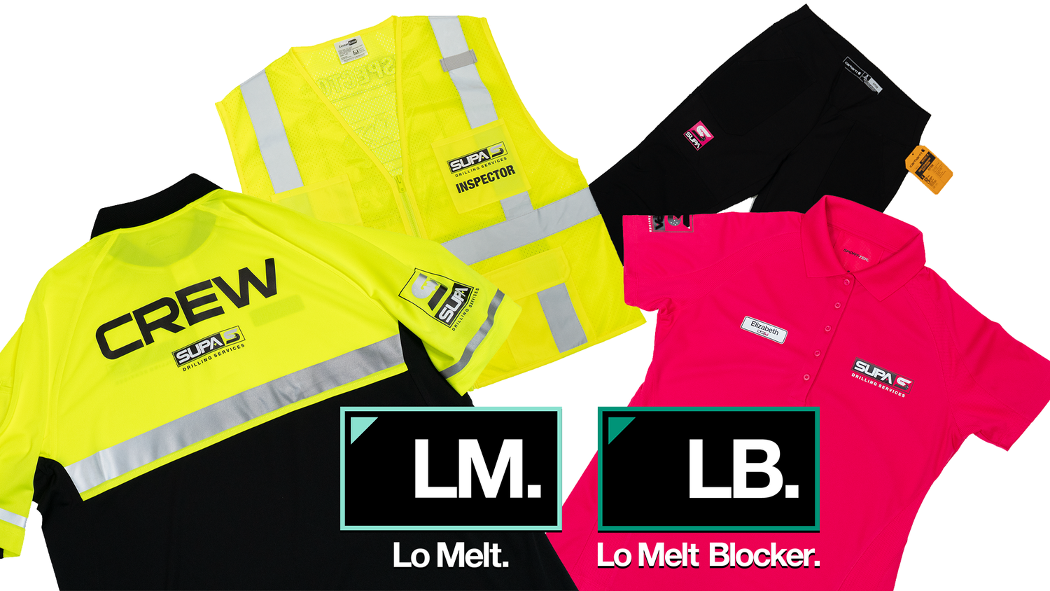 Premium Workwear Made with Low-Cure Heat Transfers