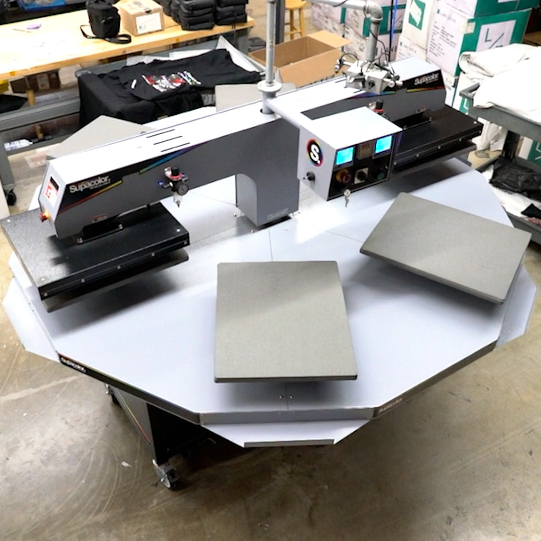 6-Station "SupaPress" High-Volume Heat Press