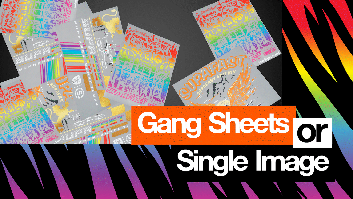 Single Image Transfers & Gang Sheets: The Basics