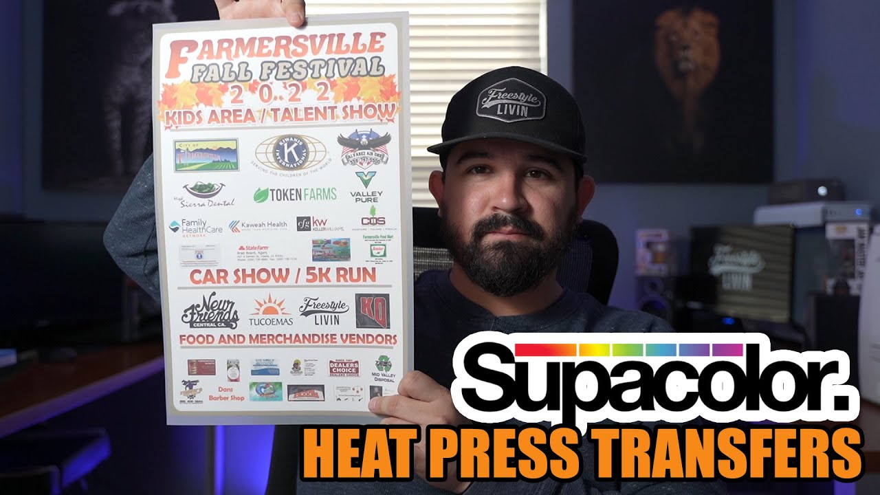 Easy to Press & Peel Heat Transfers | Freestyle Living on Supacolor