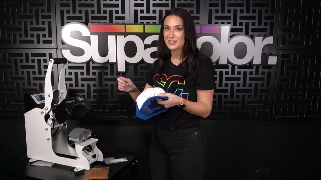 Pressing Multiple Locations On Trucker Caps with Supacolor Headwear Transfers