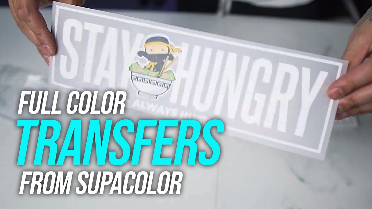 Starting A Clothing Brand with Supacolor Full Color Heat Transfers