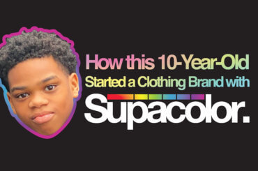 How This 10-Year-Old Started His Clothing Brand With Supacolor