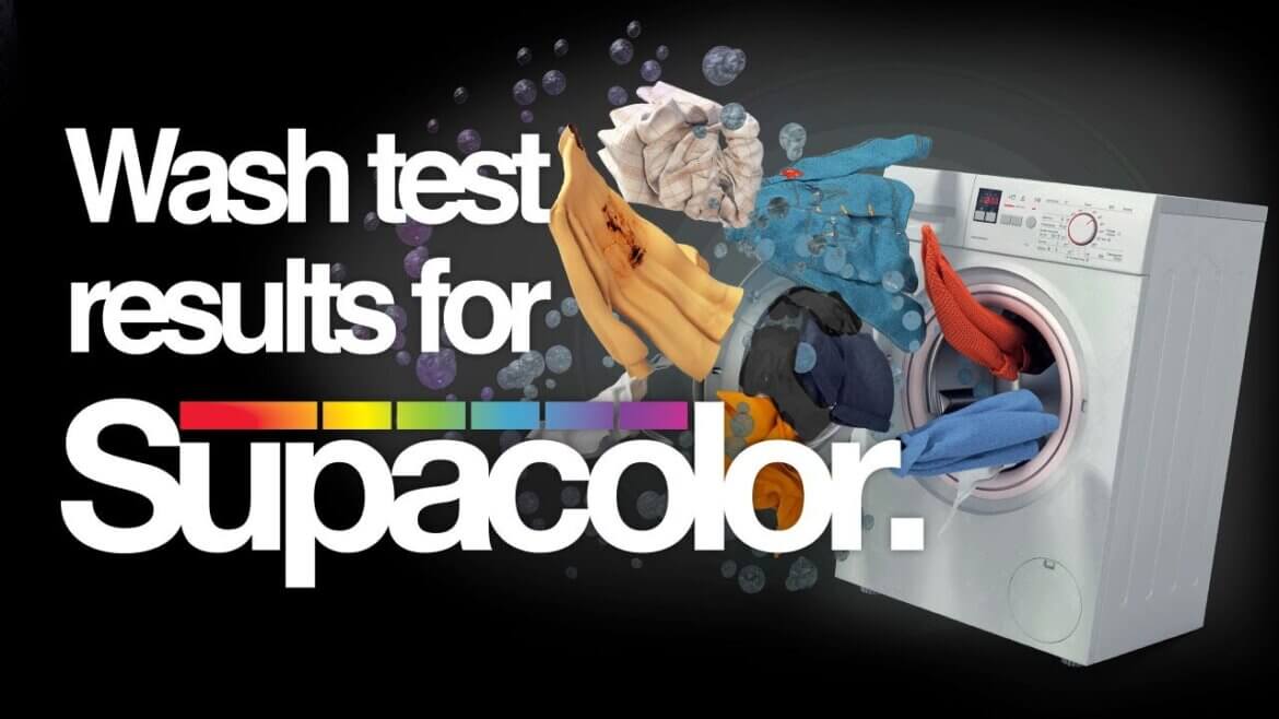 Wash Test Results for Supacolor