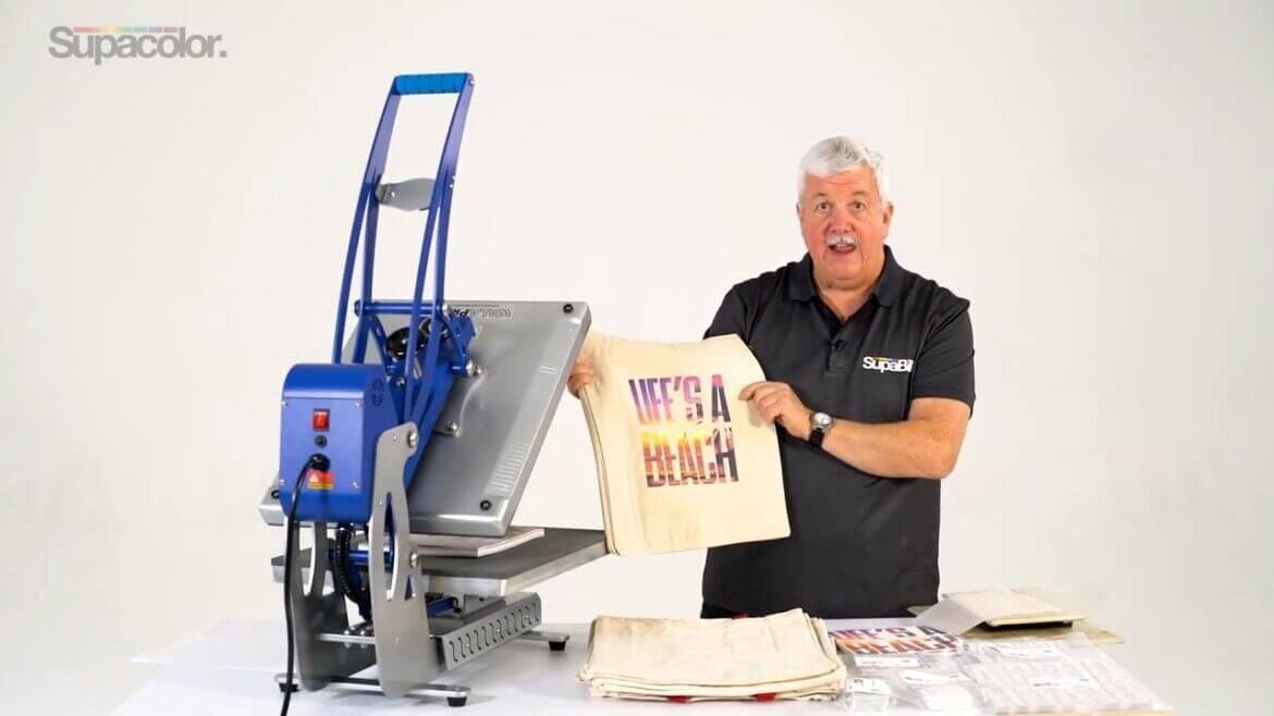 SupaBill’s Supatips Episode 3 – ﻿”How to Print Tote Bags with Supacolor Heat Transfers”